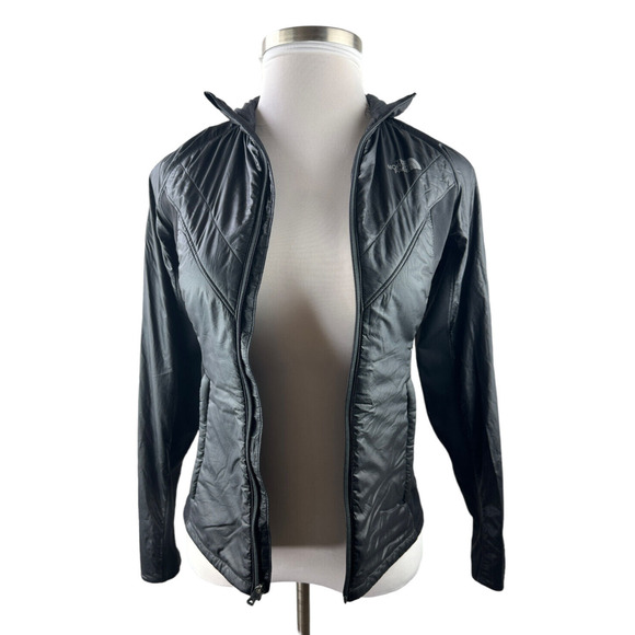 The North Face Flight Touji Jacket Black Full Zip Puffer Women's Small *Flawed - Picture 3 of 16